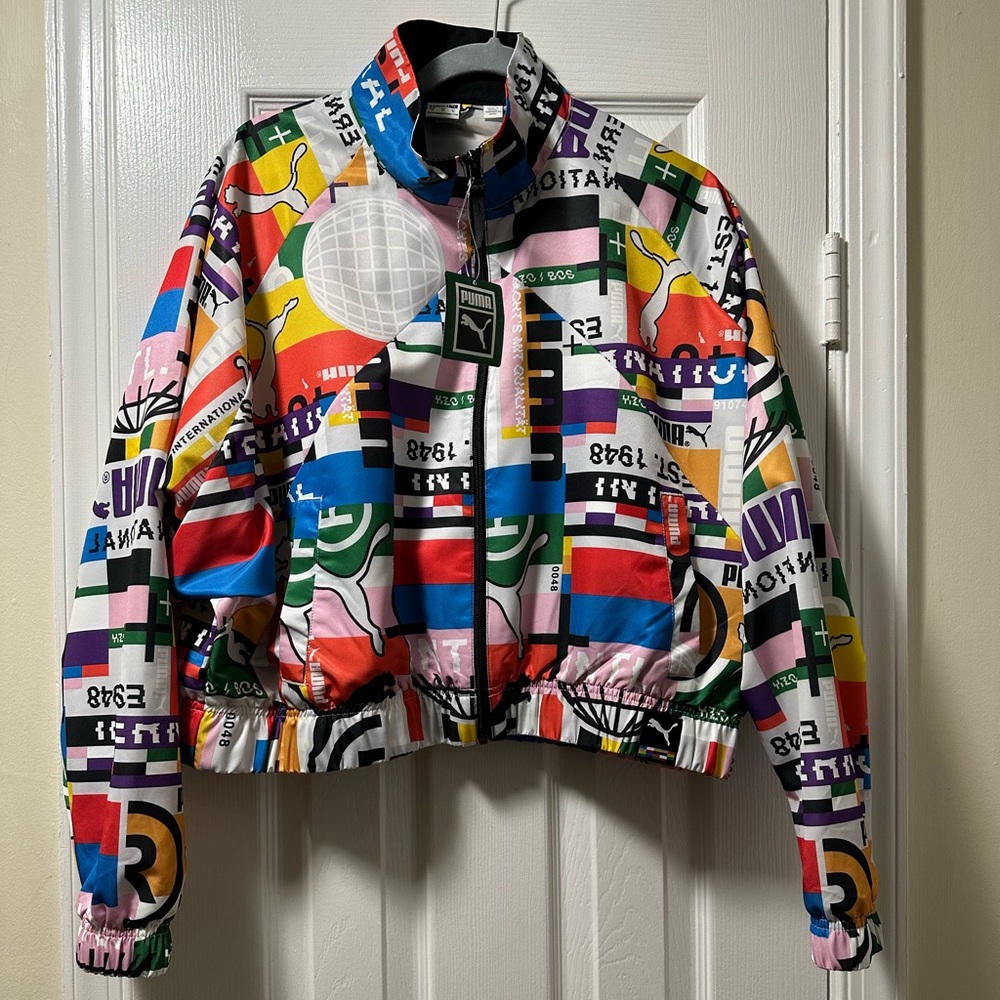 Puma Women’s PI AOP Woven Track Jacket NWT
530242 02 Size XL